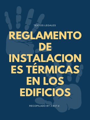 cover image of Reglamento de Instalaciones Térmicas en los Edificios